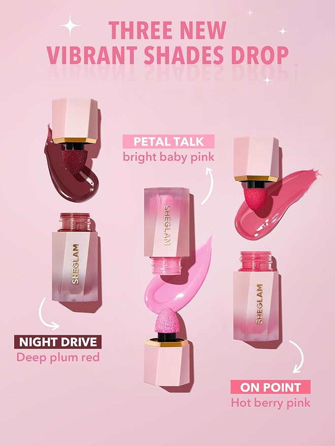 SHEGLAM Color Bloom Liquid Blush Makeup for Cheeks Matte Finish - Petal Talk
