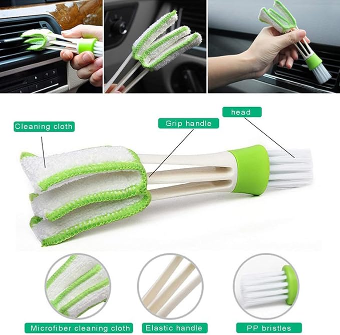 UPKOCH Window Groove Cleaning Brush Set 8pcs Window Gap Scrubber Brushes Dust - Image 9