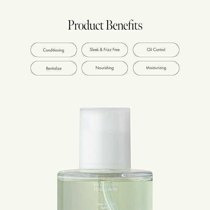 ANILLO Sunday Refresh Lime Hair Essence with Vitamin C, Tea Tree Leaf Oil, and Green Mint - Enhancing Hair Vitality, Citrus Scent, Paraben-Free (50ml / 1.69 fl. Oz)