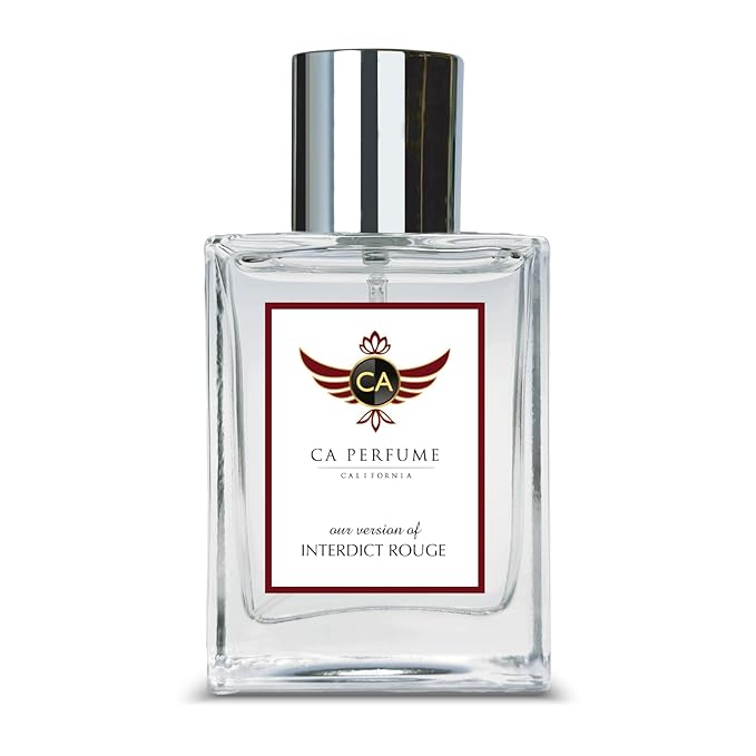 CA Perfume Impression of Interdict Rouge for Women Amber Floral Fragrance Long Lasting Perfumes for Women Eau De Parfum 1.7 Fl Oz 50ml