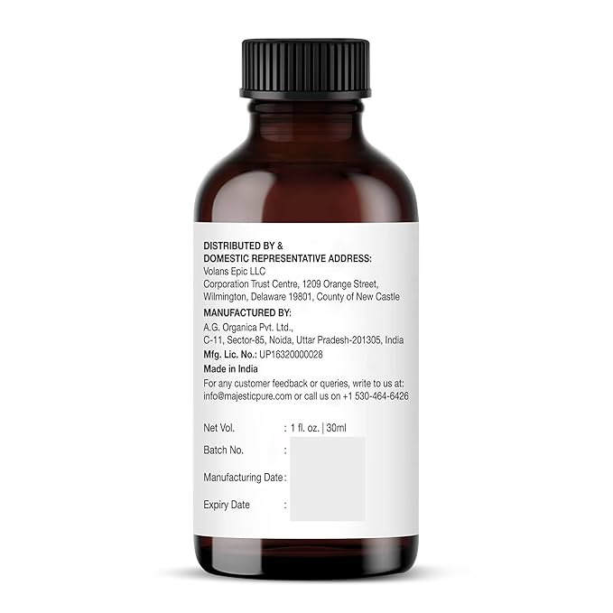 Majestic Pure Geranium Essential Oil with Glass Dropper - 1 Fl Oz - 100% Pure and Natural Geranium Oil - Premium Grade Essential Oils for Diffuser, Aromatherapy, Soap and Candle Making
