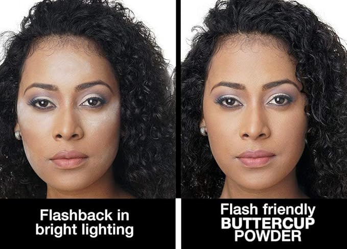 Sacha BUTTERCUP No Color Setting Powder. No Ashy Flashback. Blurs Fine Lines and Pores. Loose, Translucent Face Powder to Set Makeup Foundation or Concealer. For All Skin Tones, 1.75 oz.