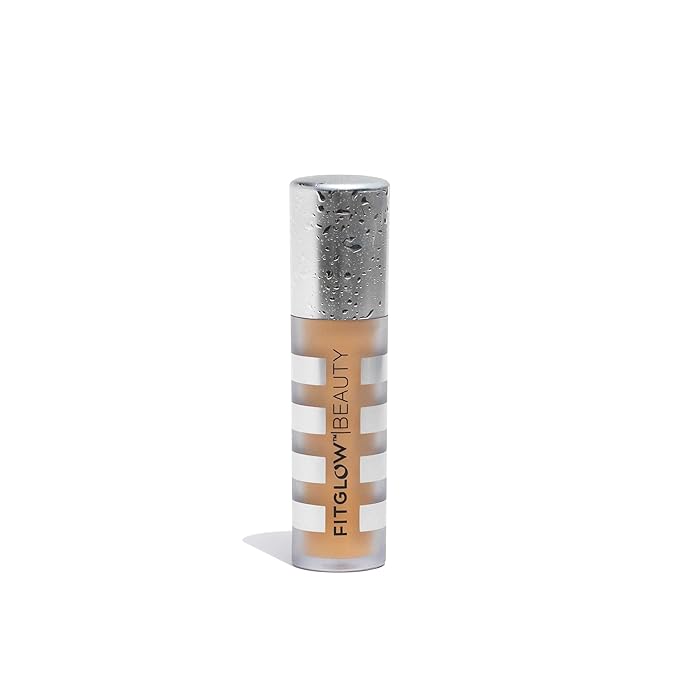 Fitglow Beauty Conceal+ | Vegan Full Coverage Concealer Skincare with Vitamin K + Green Tea | Corrects Dark Circles, Blemishes & Redness | Non-Creasing, Natural Finish | C4.7-6g