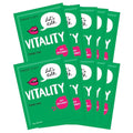 FACETORY K Beauty Face Mask Skin Care - LET'S TALK VITALITY FIRMING Sheet Mask with Pomegranate & Shea Butter | Firming Mask with Antioxidants, Plump & Hydrate (10 Pack)