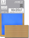16x20x1 Air Filter Comparable to MPR 100 Basic Economy Furnace Filters by AIRXFILTERSWICKEDCLEANAIR