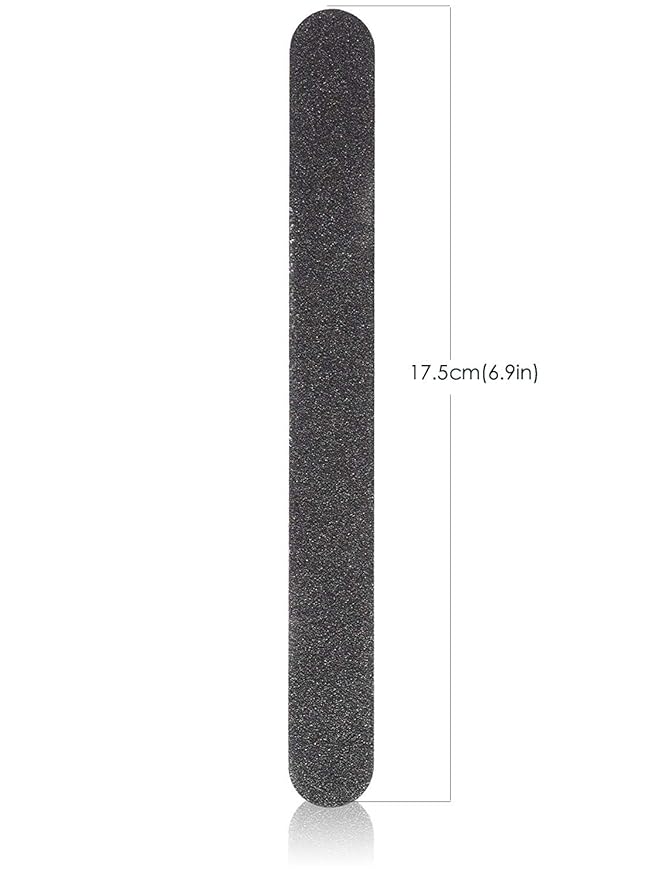Nail File 21ct 100/180 Grit Emery Board Filer for Acrylic/Natural Fingernail