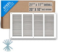 Fits 20x10 Duct Opening | Steel Return Air Grille by Handua | Vent Cover Grill by Handua
