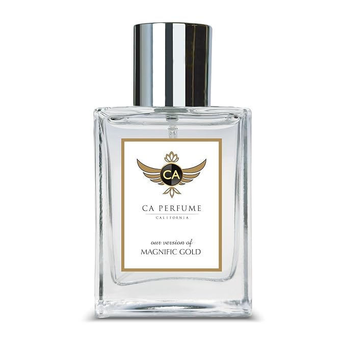 CA Perfume Impression of Magnific Gold for Women and Men Long Lasting Unisex Fragrance Eau De Parfum 1.7 Fl Oz 50ml