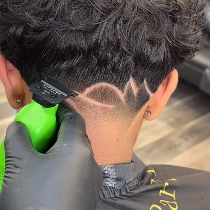 Supreme Trimmer Vader ST3778 – Professional Cordless Barber Liner | 210 Min Runtime, 7000 RPM Motor, Zero Gap DLC T-Blade, USB-C Fast Charging | Beard, Hair & Body