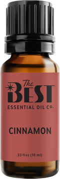 The Best Cinnamon Essential Oil- Premium Grade- 100% Pure & Natural for Aromatherapy, Diffuser, Spa, Massage, Air Freshener- 10 ml (.33 fl oz)