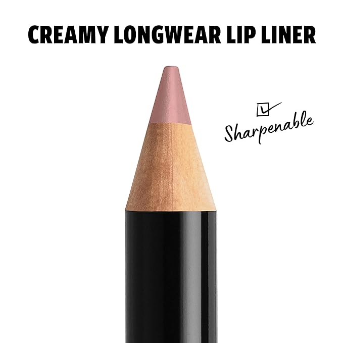 NYX PROFESSIONAL MAKEUP Slim Lip Pencil, Long-Lasting Creamy Lip Liner - Pale Pink