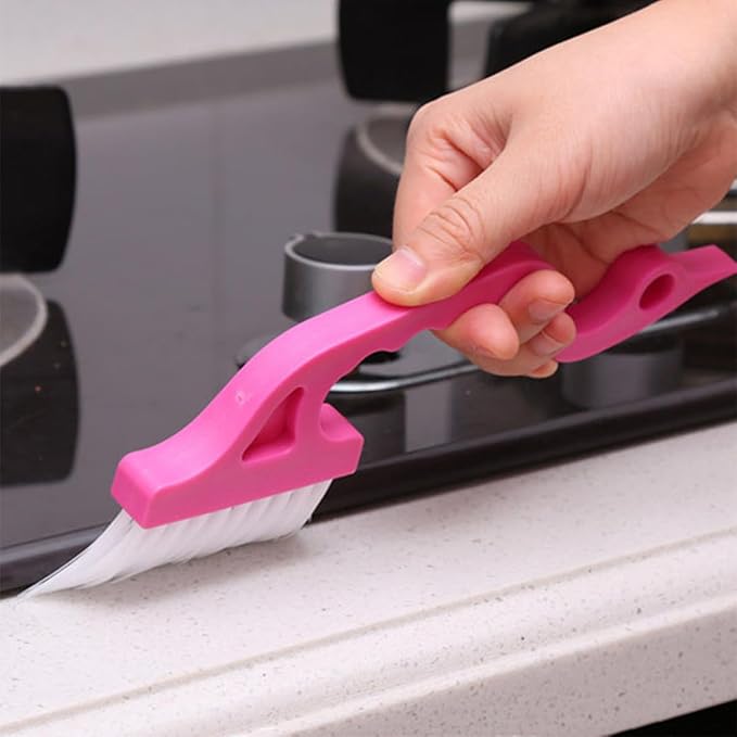 TEHAUX 8pcs Window Groove Cleaning Brush Set Scrubber - Image 8