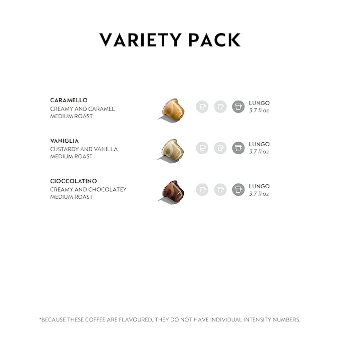 Nespresso Capsules Original Line, Barista Flavored Pack, Medium Roast Espresso Coffee, 30 Count Espresso Coffee Pods