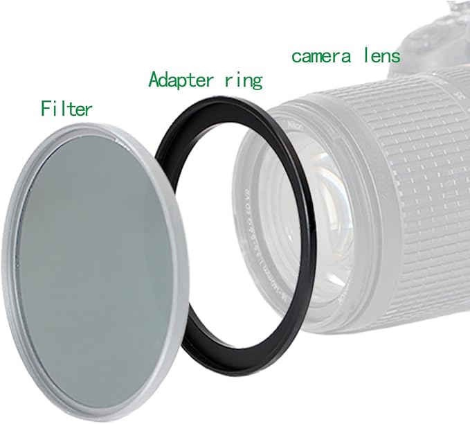 40.5mm to 58mm Step-Up Ring Filter Adapter - Image 4