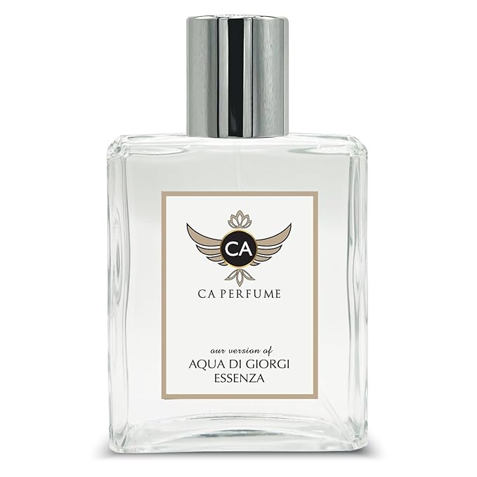 CA Perfume Impression of Aqua Di Giorgi Eszensa For Men Replica Fragrance Dupes Eau de Parfum Spray Bottle 3.4 Fl Oz/100ml-X1