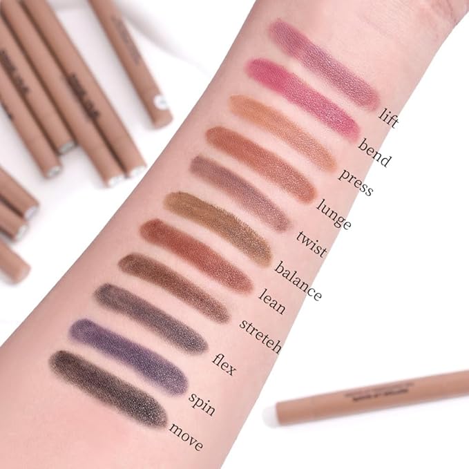 Matte Crayon Lip Liner Pencil, Smoky Taupe Lip Liners Lipstick For Women, Plump Creamy Formula With Silicone Smudger for Define Contours & Sculpting Lip, Cruelty-Free, 0.75g/0.026oz