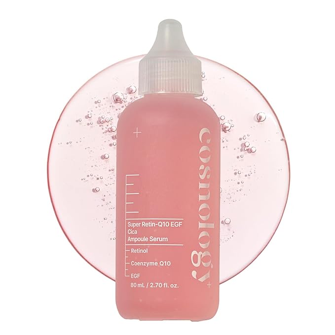 COSNOLOGY Retinol Anti-aging Serum with Coenzyme Q10,EGF,Pore Minimizing,Wrinkle Reduction,Centella Extract for Skin Soothing & Hydration | Clean Beauty, 2.70 fl.oz(80ml) | Korean Skincare