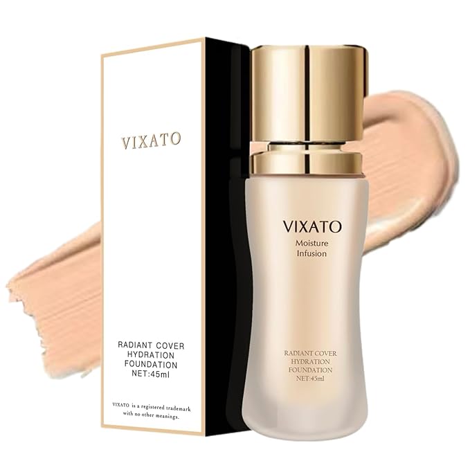 Foundation Concealer, 2025 New Full Coverage Moisturizer Liquid Age-Defying Foundations, Hydration Natural Finish & Long Wea for All Skin Types (Deutral, One SIze)