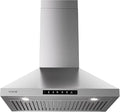 Wall Mount 30 Inch Range Hood 900 CFM, Ductless/Ducted Convertible Kitchen Hood by VIKIOHOME