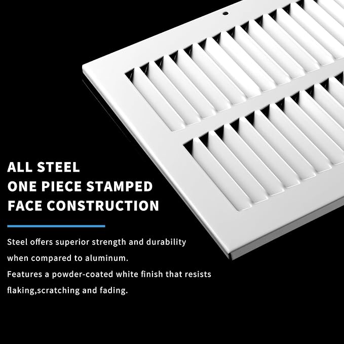 30x10 Return Air Grille, Air Return Vent Cover, Flat Vent Cover, Rejillas De - Image 3