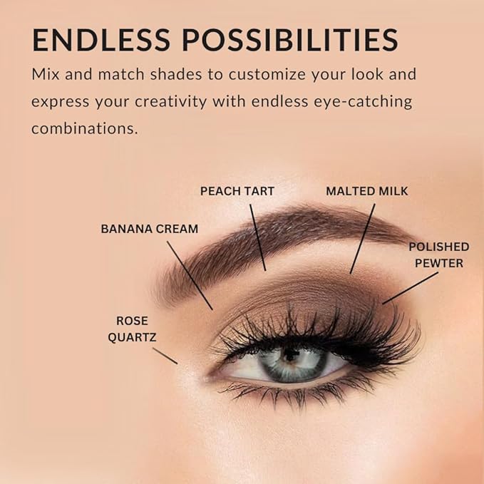 Color Me Beautiful Color Pro Single Eyeshadow, Full Pigment and Long-Lasting Pressed Powder, Cruelty-Free