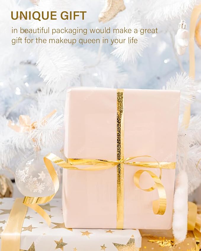 LETGO Clear Makeup Bag Set for Women Portable Travel Toiletry Bag Cosmetic Bags TSA Approved Travel Cosmetic Bag for Car Accessories for Women(White, Standard + Mini)