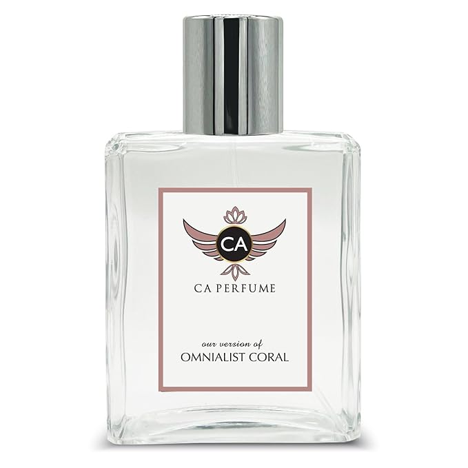 CA Perfume Impression of Omnialist Coral For Women Replica Fragrance Dupes Eau de Parfum Spray Bottle 3.4 Fl Oz/100ml-X1
