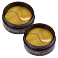 MIZON 24K Gold and Snail Mucin Hydrogel Under Eye Patches for Puffy Eyes Dark Circles Moisturizing Fine Lines Korean Skincare Pack of (Pack of 2, 120 Pairs)