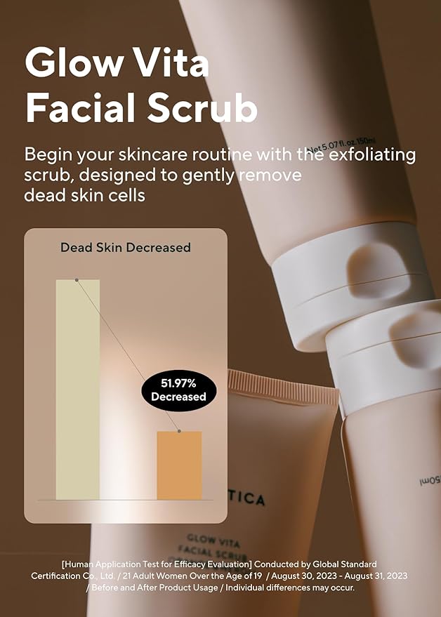 AROMATICA Glow Vita Trial Kit - Travel Size Skin Care Set [Vitamin C Serum 0.5 fl. oz, Facial Scrub 0.5 fl. oz, Goodnight Cream with Retinol 1oz] - Travel Kit for Women