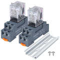 Electromagnetic Power Relay, 8-Pin 10 AMP 12V AC Relay Coil by VAMRONE