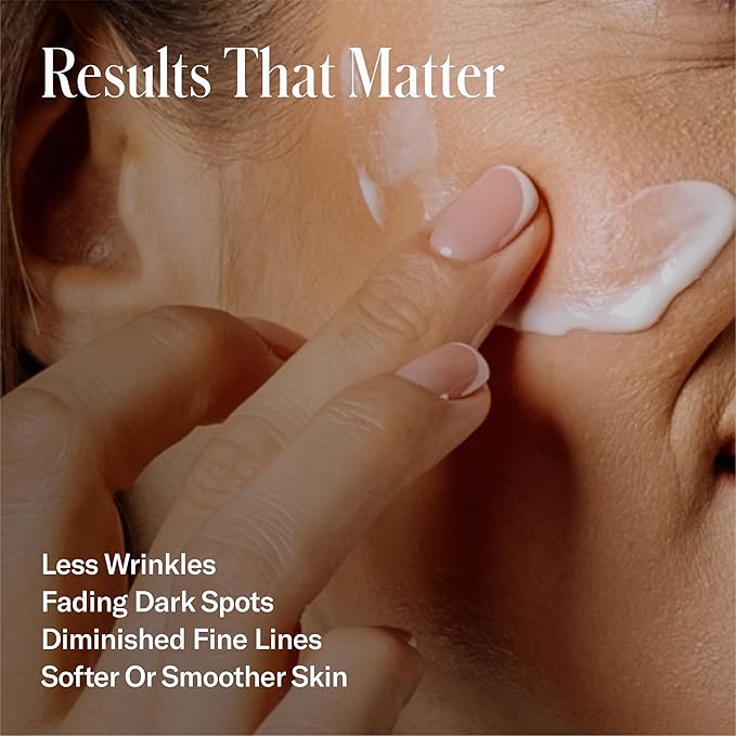 Geologie Retinol Anti-Aging Face Cream for Sensitive Skin | Beginner-Friendly .1% Retinol Formula | Effective Results | Reduces Wrinkles | For Men & Women