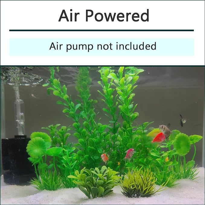 AQUANEAT Aquarium Air Powered Sponge Filter, Fish Tank Bio Bubble Filter - Image 5