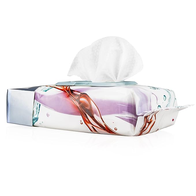 Body Prescription Makeup Cleansing Wipes - Gentle and Effective Face Wipes, 50 Count (Pack of 2), Retinol