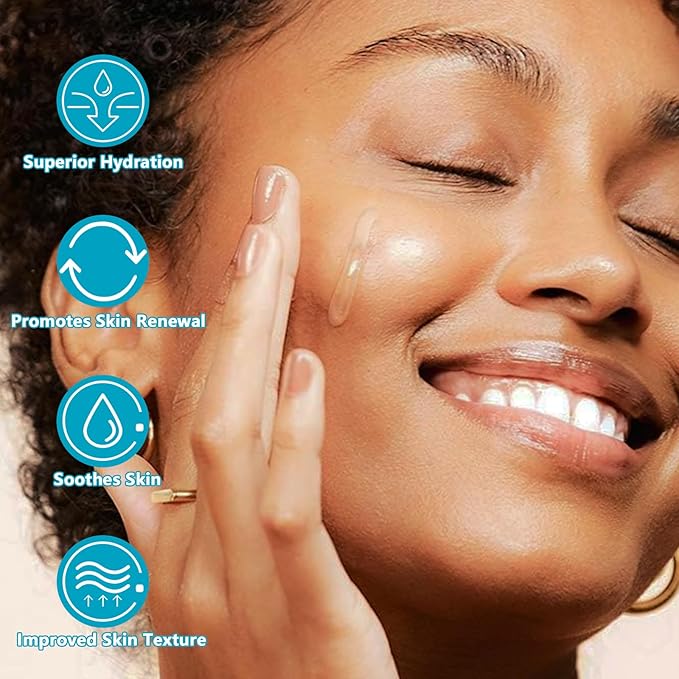ABOTE 2.3% Hyaluronic Acid Serum for Face with 1% Snail Secretion Filtrate Deep Moisturizing Anti-Aging Anti-Wrinkle (3Pack-Each 0.507 fl.oz | 15ml)