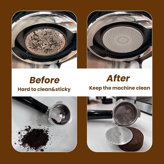 2Pack Stainless Steel Espresso Puck Screen - Image 4