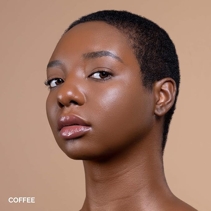 OFIR Skin Satin Medium Coverage Foundation | Buildable, Non-Creasing Finish | Vegan, Cruelty-Free, Paraben-Free Makeup | Blue Light Protection | 1 FL OZ (Coffee - Deep Warm)
