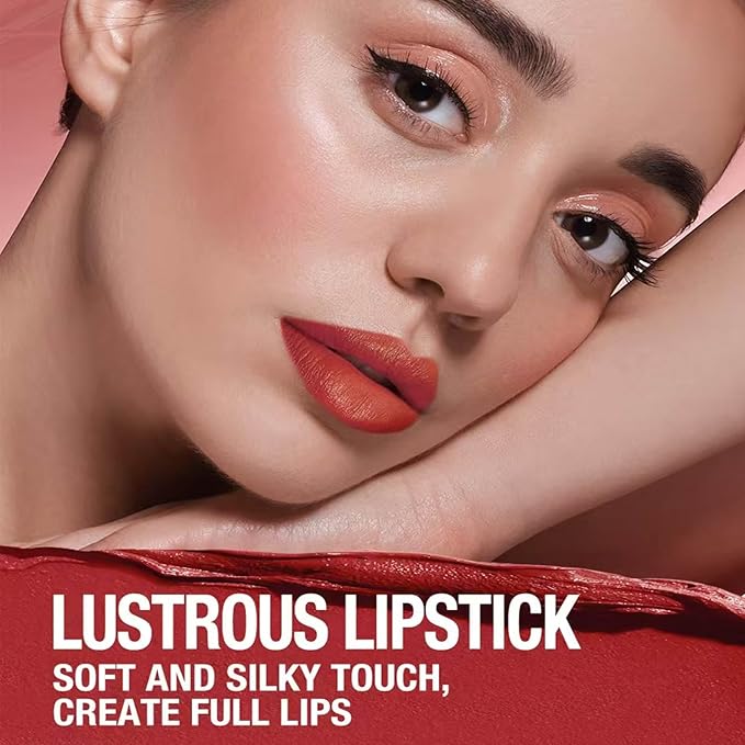 Matte Lipstick for Women Girls teen Lip Makeup Lipsticks Lip Liner Pencil Waterproof Long Lasting Hypoallergenic Highly Pigmented Quick Makeup Lightweight Portable Lip stick 4#