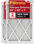 Filtrete 24x30x1 AC Furnace Air Filter, MERV 11, MPR 1000, Micro Allergen by Filtrete