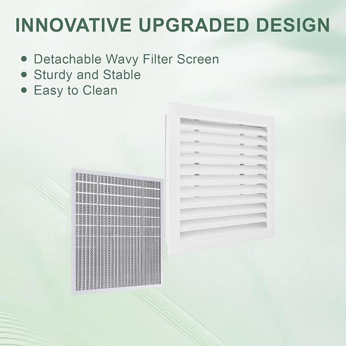 18" X 18" Aluminum Gable Vent - Image 5