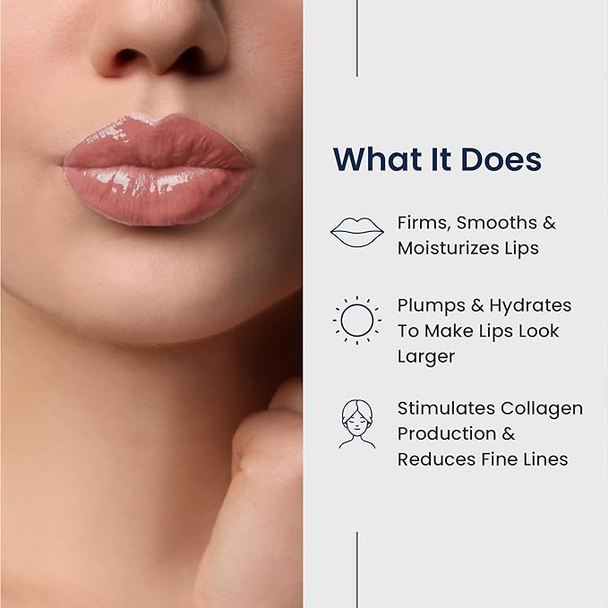Agelyss Lip Plumper - Deep Hydration - Lip Volume, Collagen Boost, Plumping - Paraben-Free, Cruelty-Free, Vegan - .14 FL OZ - Pack of 3