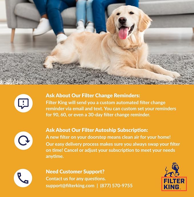 Filter King 23x25x1 Air Filter | 12-PACK | MERV 13 HVAC Pleated A/C Furnace - Image 5