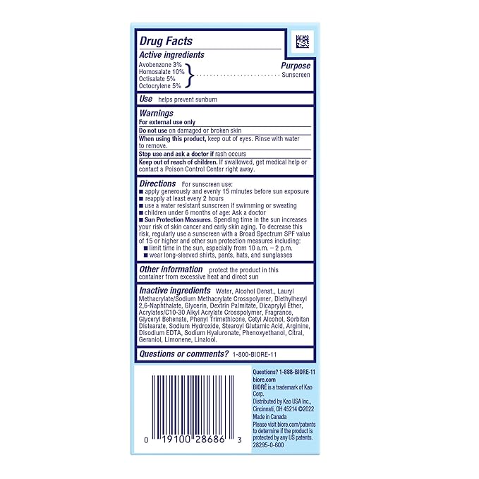 Biore UV Aqua Rich Daily Hydrating Facial Moisturizer with SPF 50 | Oil Free Sunscreen for Sensitive Skin with Hyaluronic Acid, Non-Comedogenic, Dermatologist Tested, 1.7 Oz/3 Pack