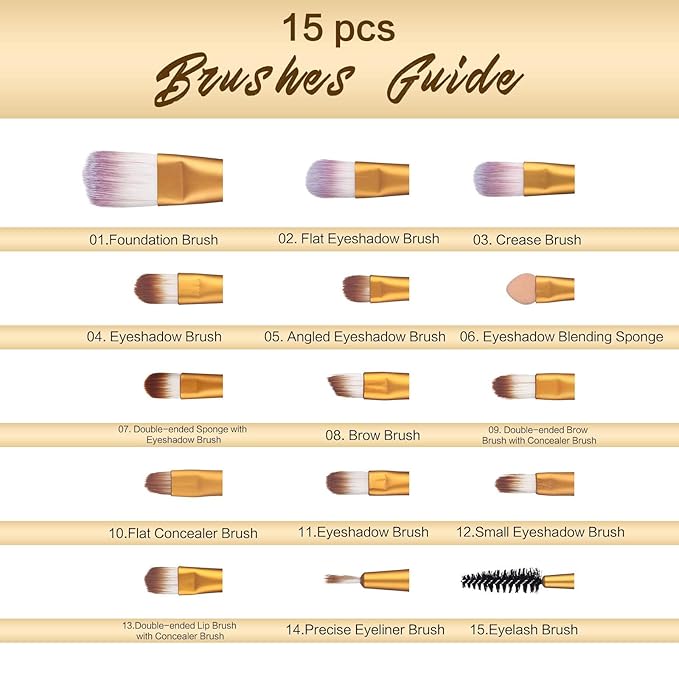 UCANBE Makeup Eyeshadow Palette + 15Pcs Brush Set, Pigmented 86 Colors Make Up Pallet with Brushes, Matte Shimmer Glitter Palettes Valentine's Gift Kit, Eye Shadow Highlighter Contour Blush Beauty Kit