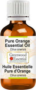 Greenwood Essential Pure Orange Essential Oil (Citrus sinensis) Steam Distilled 10ml (0.33 oz)