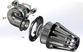 Big Sucker cone Air filter intake by ForHarleyAccessories