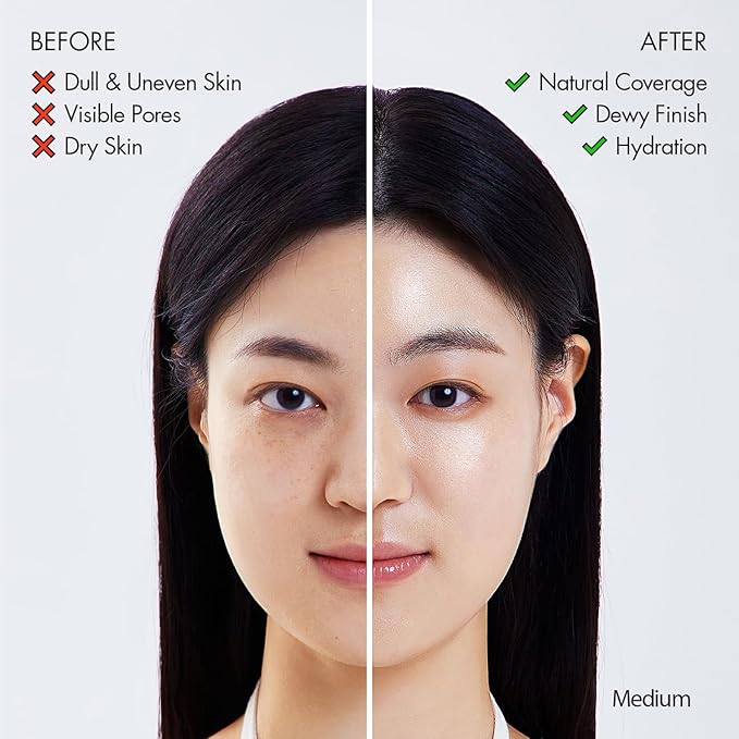 AGE20'S Signature Essence Pact SPF 50+ | Pack of 1 | 25N SAND | Cream Foundation, Dewy Finish, Natural Coverage | Korean Cushion Foundation