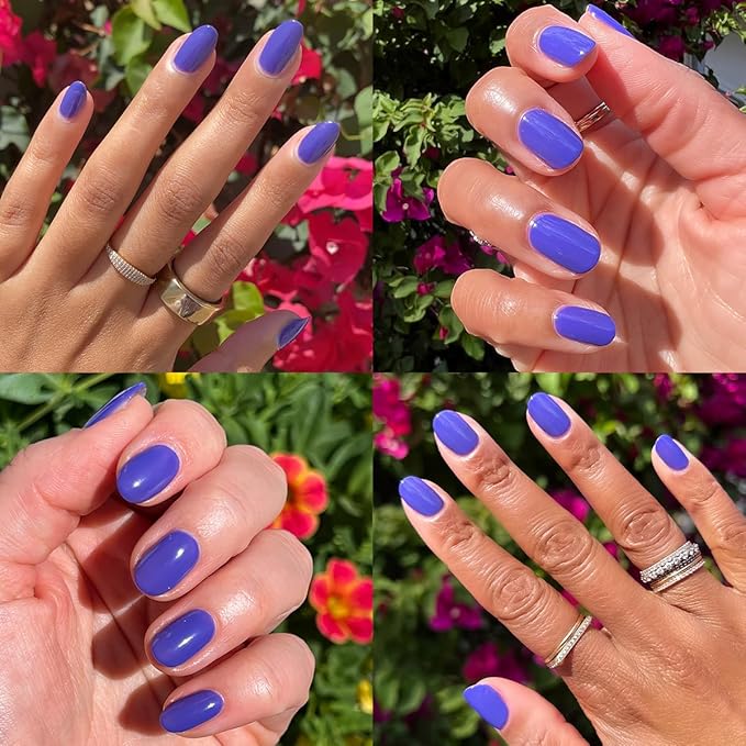Olive & June Long Lasting Nail Polish | Plump Gel-Like Finish No Lamp Needed | Lasts up to 10 days | Salon-Quality at Home | 15-Free Vegan Cruelty-Free Chip-Resistant Shine | House of O&J Regal Purple