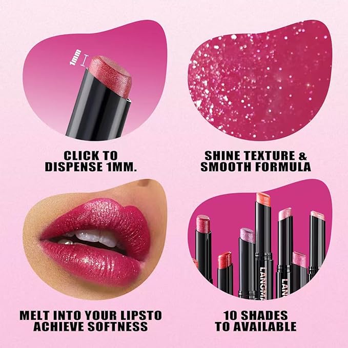 Dark Purple Lipstick For Women Matte Nude Glitter Shimmer Metallic Highly Pigmented Moisturizing Lip stick Hypoallergenic Waterproof Long Lasting Lipsticks Quick Makeup Lightweight Portable 06 #