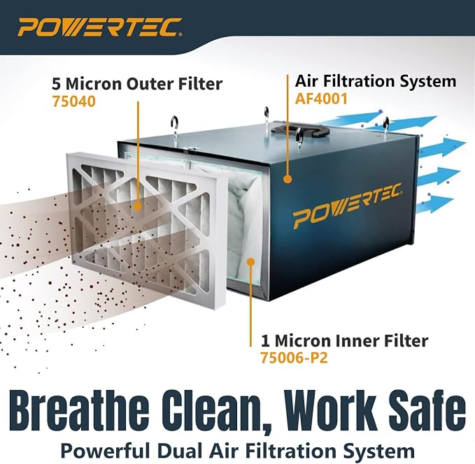 POWERTEC 5 Micron Outer Air Filter - Image 7