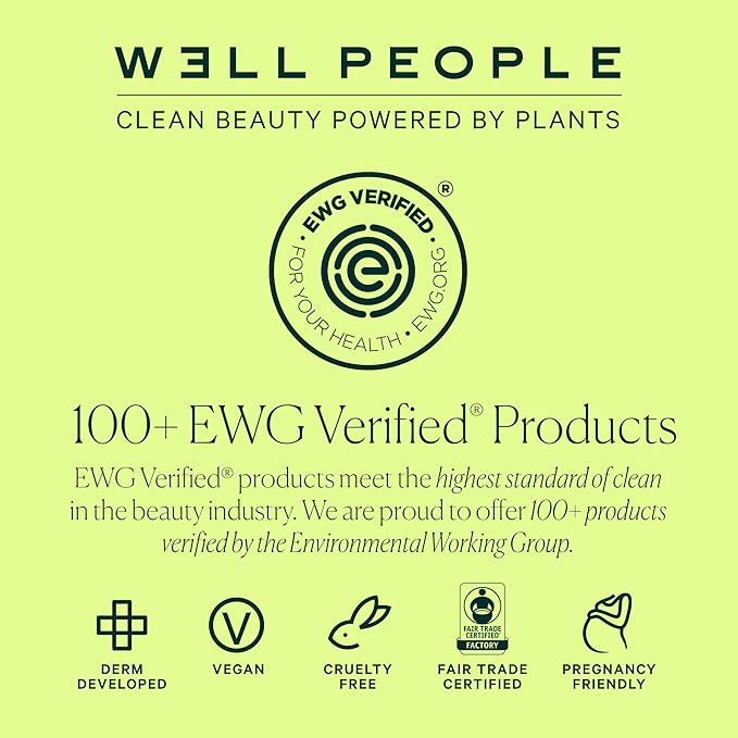 Well People Powder Complexion Brush, Soft & Fluffy Face Makeup Brush For Evenly Applying Loose Powder, Great For Large Areas, Cruelty-free Bristles